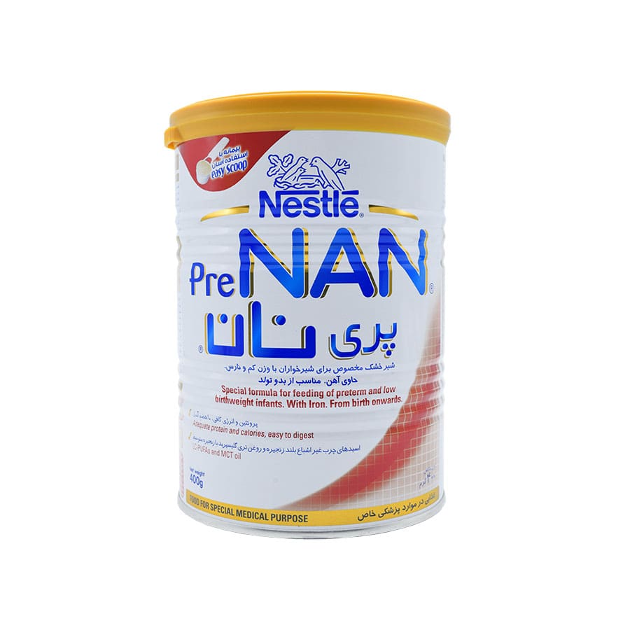 شیر خشک پری‌نان نستله — فرمول پرکالری با DHA، AA و ویتامین D بالا برای نوزادان نارس و کم‌وزن از بدو تولد
